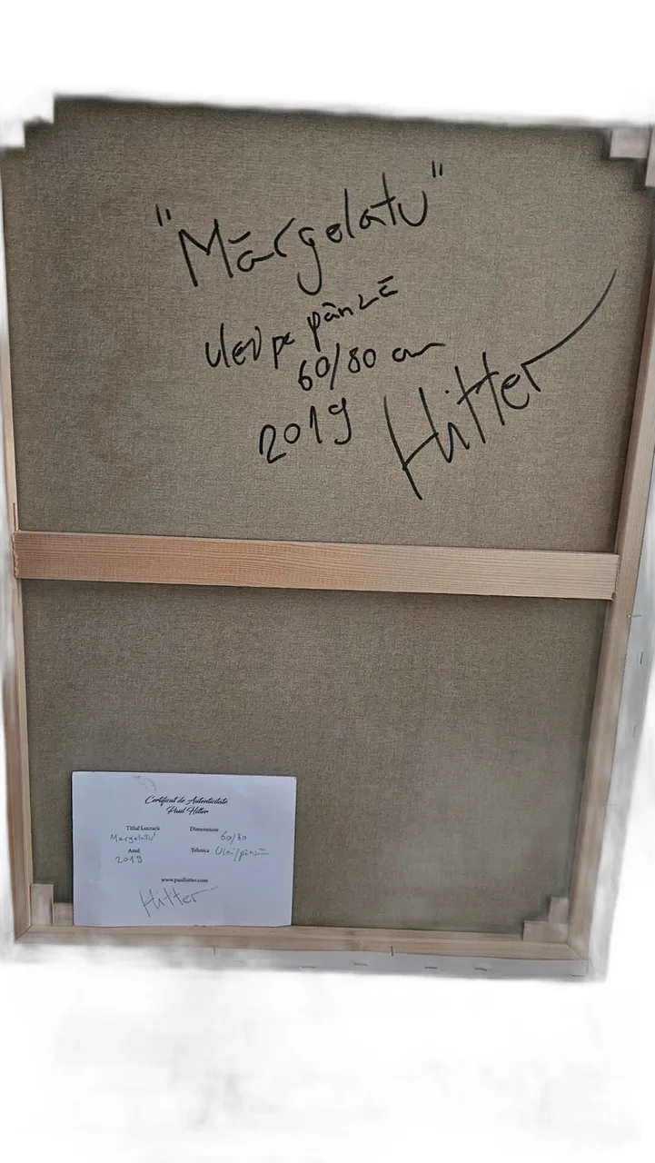 Mărgelatul -pictura ulei pe pânză — poza 2